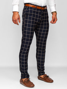 Men's Checkered Chino Pants Inky Bolf 0038