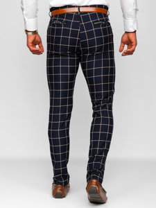 Men's Checkered Chino Pants Inky Bolf 0038