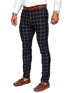 Men's Checkered Chino Pants Inky Bolf 0038