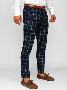 Men's Checkered Chino Pants Inky Bolf 0050