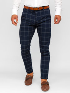 Men's Checkered Chinos Inky Bolf 0036