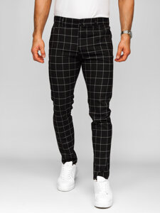 Men's Checkered Joggers Black Bolf 184160