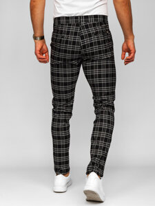 Men's Checkered Joggers Black Bolf 184166