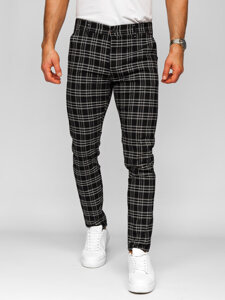 Men's Checkered Joggers Black Bolf 184166