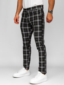 Men's Checkered Joggers Black Bolf 184167