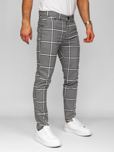 Men's Checkered Joggers Black Bolf 184175