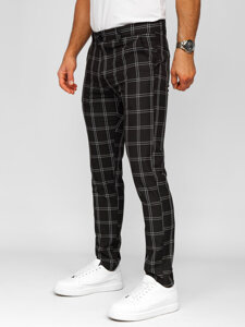 Men's Checkered Joggers Black Bolf 184188