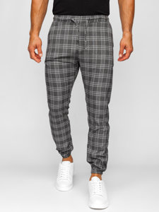 Men's Checkered Joggers Graphite Bolf 0067