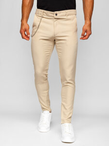 Men's Chino Pants Beige Bolf 0059