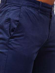 Men's Chino Pants Navy Blue Bolf 1146