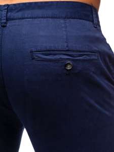 Men's Chino Pants Navy Blue Bolf 1146