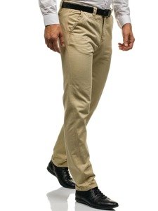 Men's Chino Trousers Beige Bolf 6190