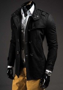 Men's Coat Black Bolf 8857B