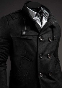 Men's Coat Black Bolf 8857B