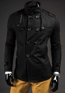 Men's Coat Black Bolf 8857B