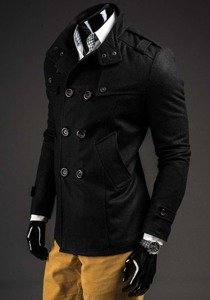 Men's Coat Black Bolf 8857B