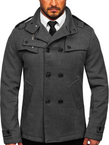 Men's Coat Grey Bolf 8857