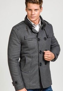 Men's Coat Grey Bolf 8857A