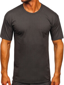 Men's Cotton Basic T-shirt Anthracite Bolf B459