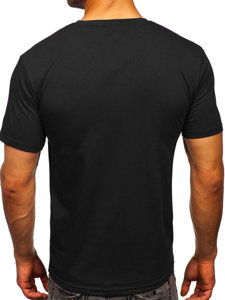 Men's Cotton Basic T-shirt Black Bolf 192397