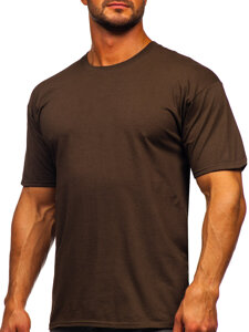 Men's Cotton Basic T-shirt Brown Bolf B459