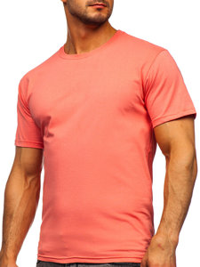 Men's Cotton Basic T-shirt Coral Bolf 192397