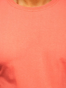 Men's Cotton Basic T-shirt Coral Bolf 192397