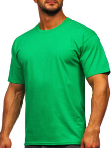 Men's Cotton Basic T-shirt Green Bolf B459