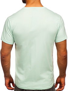 Men's Cotton Basic T-shirt Light Mint Bolf 192397