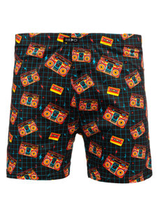 Men's Cotton Boxer Shorts Orange Bolf 1BB162