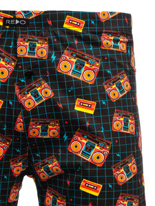 Men's Cotton Boxer Shorts Orange Bolf 1BB162