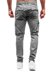 Men's Cotton Cargo Pants Grey Bolf J700