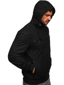 Men's Cotton Lightweight Jacket Black Bolf 84M3010