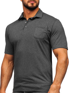 Men's Cotton Polo Shirt Graphite Bolf 143006