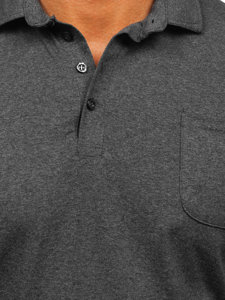 Men's Cotton Polo Shirt Graphite Bolf 143006