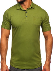 Men's Cotton Polo Shirt Green Bolf 143006