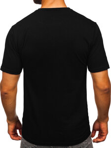 Men's Cotton Printed T-shirt Black Bolf 5032