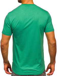 Men's Cotton Printed T-shirt Green Bolf 5052