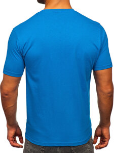 Men's Cotton Printed T-shirt Royal Blue Bolf 5035