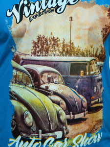 Men's Cotton Printed T-shirt Sky Blue Bolf 143001