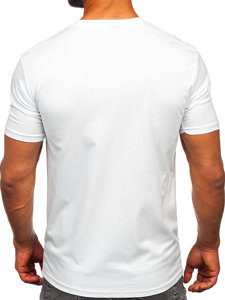 Men's Cotton Printed T-shirt White Bolf 143020