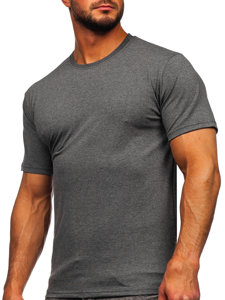 Men's Cotton T-shirt Anthracite Bolf 0001