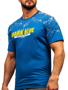 Men's Cotton T-shirt Blue Bolf 14725