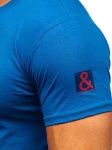 Men's Cotton T-shirt Blue Bolf 14736