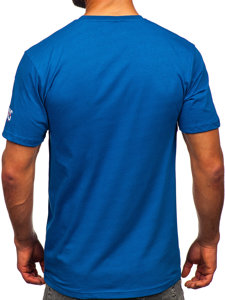 Men's Cotton T-shirt Blue Bolf 14746