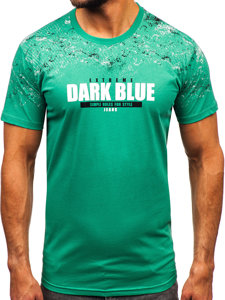 Men's Cotton T-shirt Green Bolf 14725