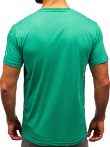 Men's Cotton T-shirt Green Bolf 14732