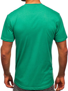 Men's Cotton T-shirt Green Bolf 14752