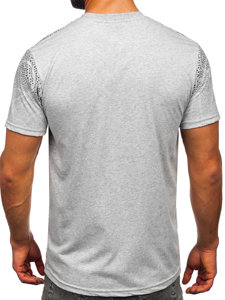 Men's Cotton T-shirt Grey Bolf 14710