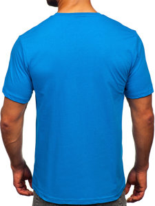 Men's Cotton T-shirt Sky Blue Bolf 14748